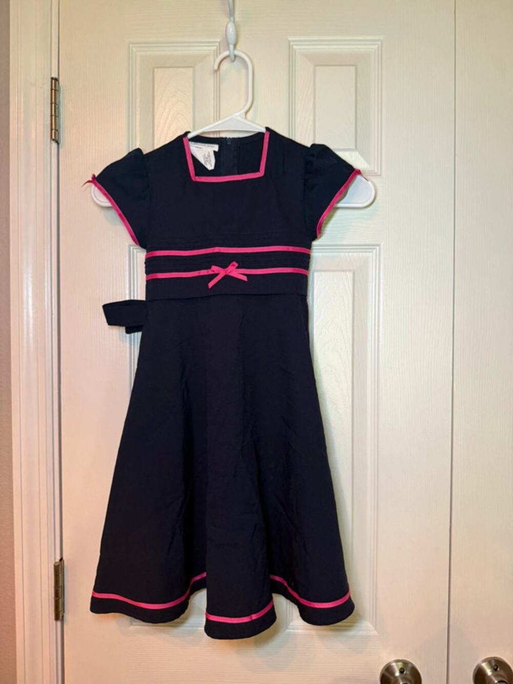 Bonnie Jean Girls Navy & Pink Formal Dress Size 5